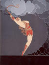 Erte At the Theater The Dancer