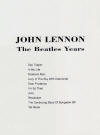 john lennon the beatles years lyric portfolio