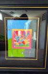 peter max Cosmic Flyer with Sun on Blends