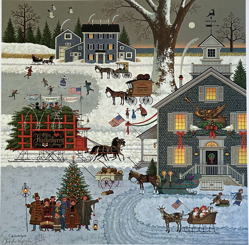 Herndon Fine Art offers authenticated Charles Wysocki fine art, including rare hand-signed limited edition lithographs, canvas giclées, and nostalgic Americana masterworks.