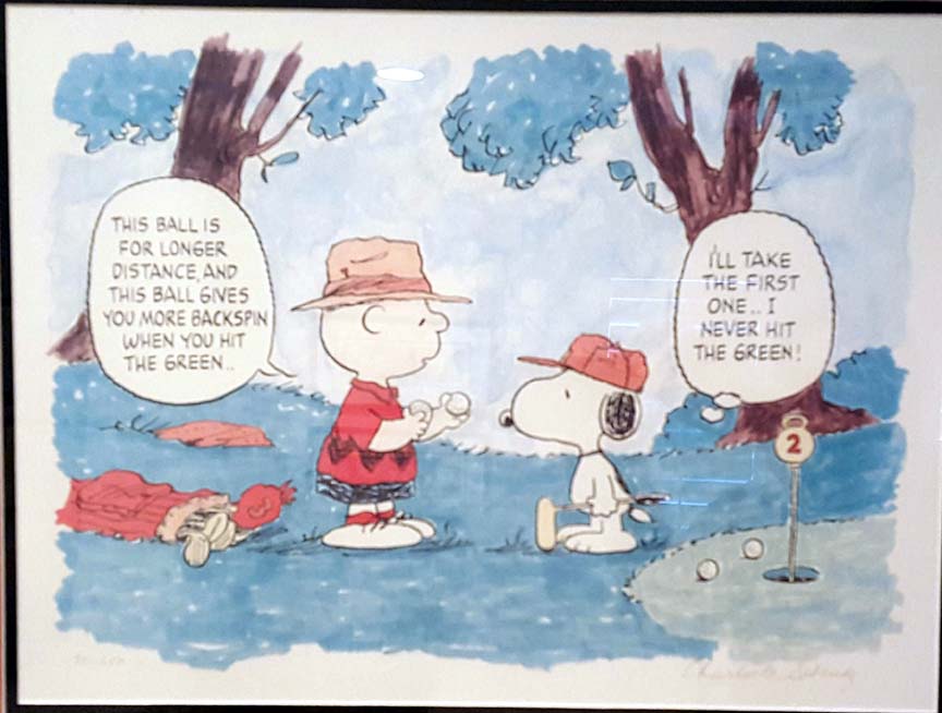 Herndon Fine Art offers authenticated Charles Schulz fine art, including rare hand-signed limited edition animation cels, Peanuts lithographs, and original ink drawings.