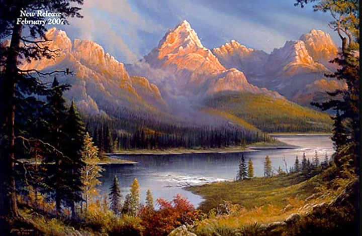 Herndon Fine Art offers authenticated Jesse Barnes fine art, including rare hand-signed limited edition canvas prints, nostalgic "Light Painter" oil paintings, and collector lithographs.