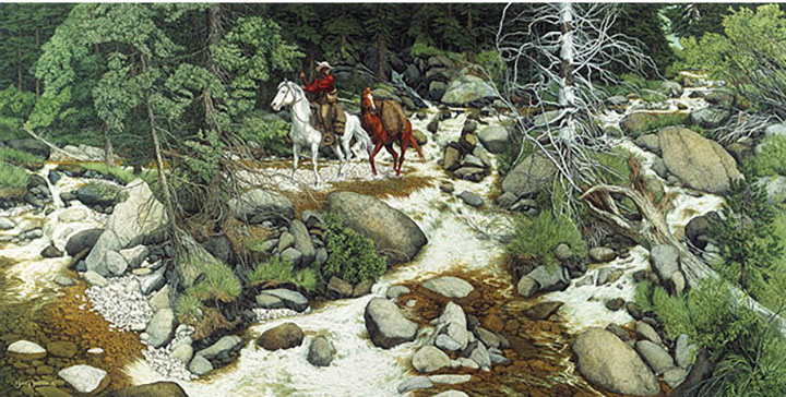 Herndon Fine Art offers authenticated Bev Doolittle fine art, including rare limited edition prints, camouflage Western lithographs, and original watercolor compositions.