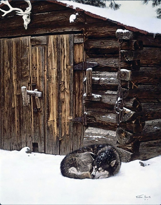 Herndon Fine Art offers authenticated Tucker Smith fine art, including rare hand-signed limited edition canvas giclées, Western realism oil paintings, and collector lithographs.