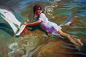 Herndon Fine Art offers authenticated John Asaro fine art, including rare hand-signed serigraphs, impressionistic oil paintings, and luminous dancer portraits.