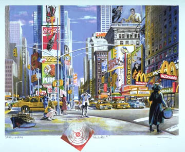 Herndon Fine Art offers authenticated Daniel Authouart fine art, including rare hand-signed lithographs, narrative urban paintings, and French realist graphics.