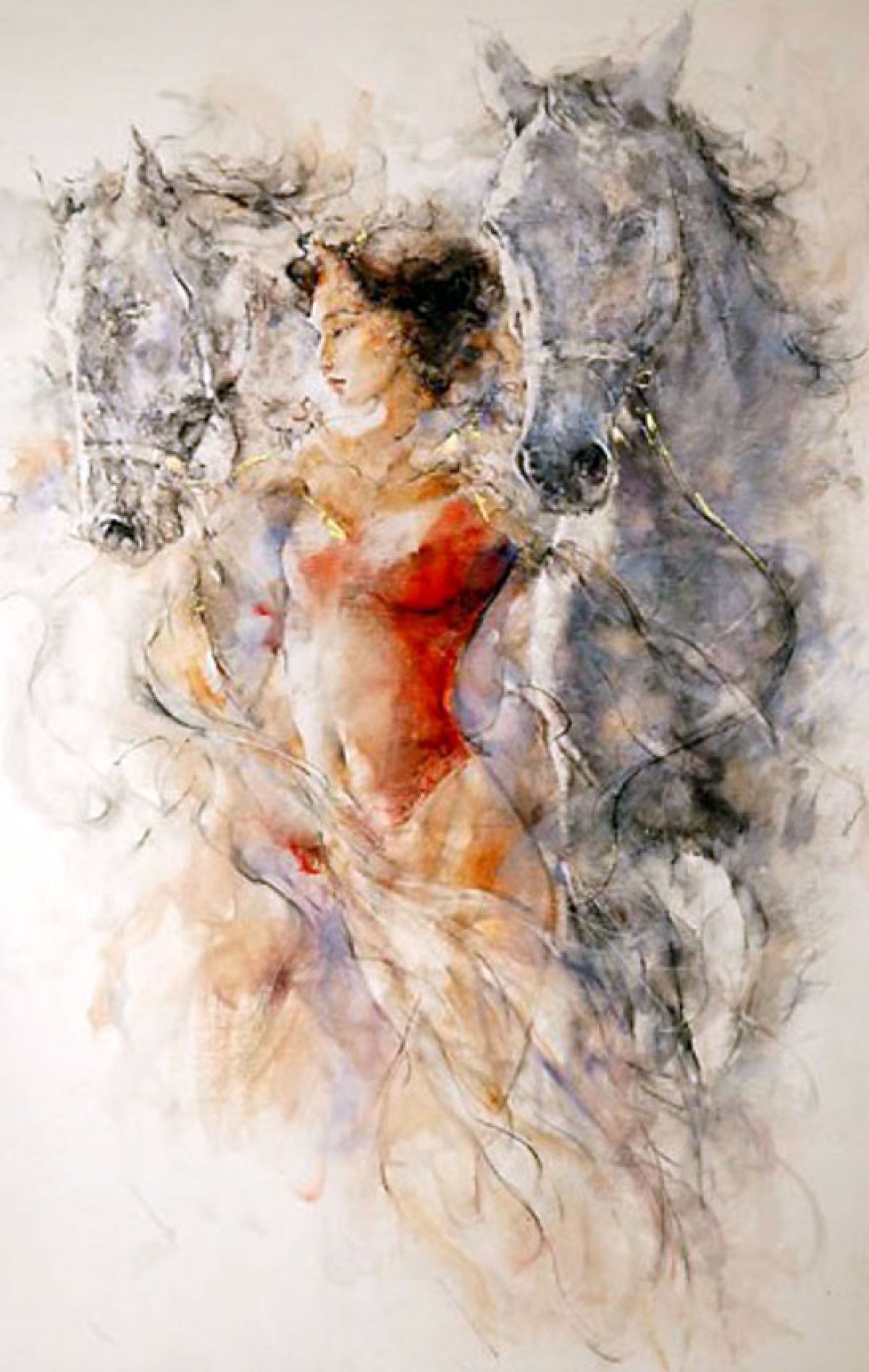 Herndon Fine Art offers authenticated Gary Benfield fine art, including rare limited edition serigraphs, equestrian graphics, and original mixed media paintings.