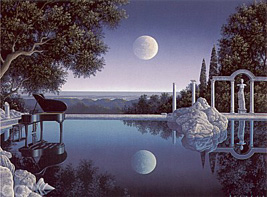Herndon Fine Art offers authenticated Jim Buckels fine art, including rare hand-signed serigraphs, Neo-Surrealist lithographs, and acrylic paintings.