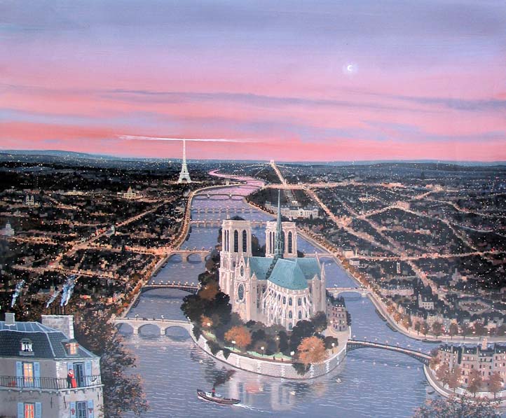 Herndon Fine Art offers authenticated Michel Delacroix fine art, including rare hand-pulled lithographs, original oil paintings, and nostalgic Parisian graphics.