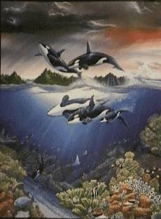 Herndon Fine Art offers authenticated Robert Lyn Nelson fine art, including rare hand-signed limited edition serigraphs, "Two Worlds" canvas giclées, and original marine paintings.