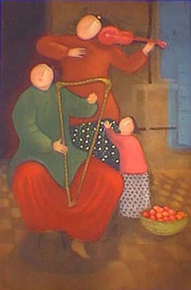 Herndon Fine Art offers authenticated Eng Tay fine art, including rare hand-signed limited edition etchings, bronze sculptures, and serene figurative oil paintings.