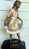 pati bannister bronze scultpture posh frock