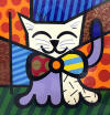 Britto LA Cat Furry Friends Suite