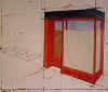 christo orange storefront project 1964-1991