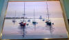 kerry hallam Nantucket Harbor original painting