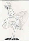 hirschfeld marilyn monroe