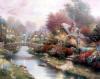 Kinkade Lamplight Bridge