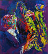 leroy neiman Sax man