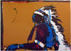 fritz scholder indian with pistol