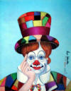 red skelton crazy quilt clown