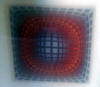 Vasarely Red Globe