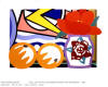 Wesselmann Still Life with Lichtenstein and Two Oranges