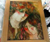 barbara wood original painting mother and daughter