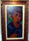 barbara a wood original painting oil on canvas