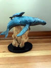 wyland bronze mother and calf