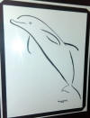 wyland dolphin up sumi e brush