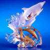 wyland lucite sculpture dolphin vision