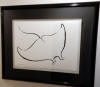 wyland original chinese brush art manata ray